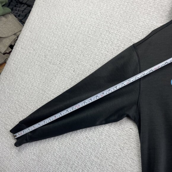 Shimano Cycling / Fishing Outdoors Athletic Hoodie Men Sz L Black w/ Blue Logo** - Picture 11 of 16